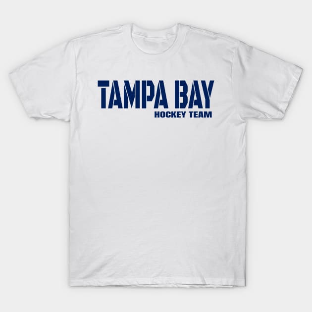 hockey team of tampa bay T-Shirt by Alsprey31_designmarket